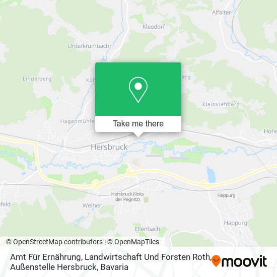 Amt Für Ernährung, Landwirtschaft Und Forsten Roth, Außenstelle Hersbruck map