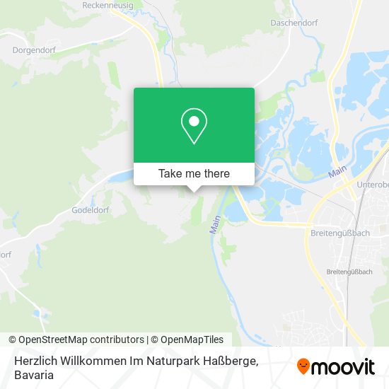 Herzlich Willkommen Im Naturpark Haßberge map