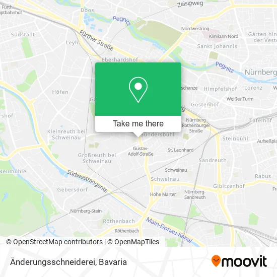 Карта Änderungsschneiderei