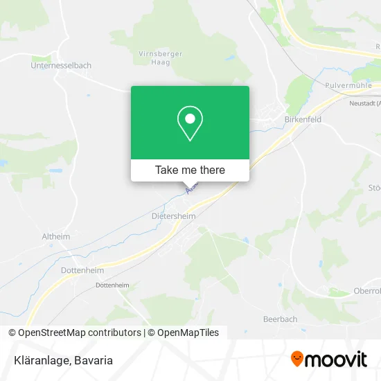 Карта Kläranlage