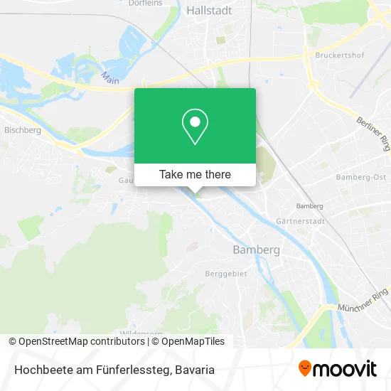 Карта Hochbeete am Fünferlessteg