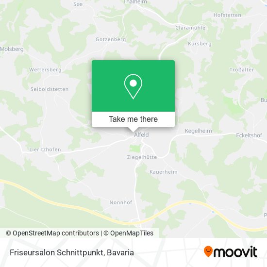 Friseursalon Schnittpunkt map