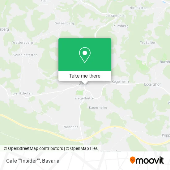 Карта Cafe ""Insider""