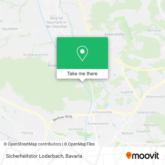 Sicherheitstor Loderbach map