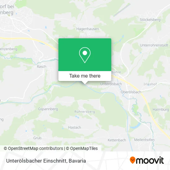 Карта Unterölsbacher Einschnitt
