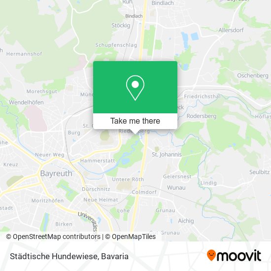 Städtische Hundewiese map
