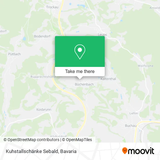 Карта Kuhstallschänke Sebald