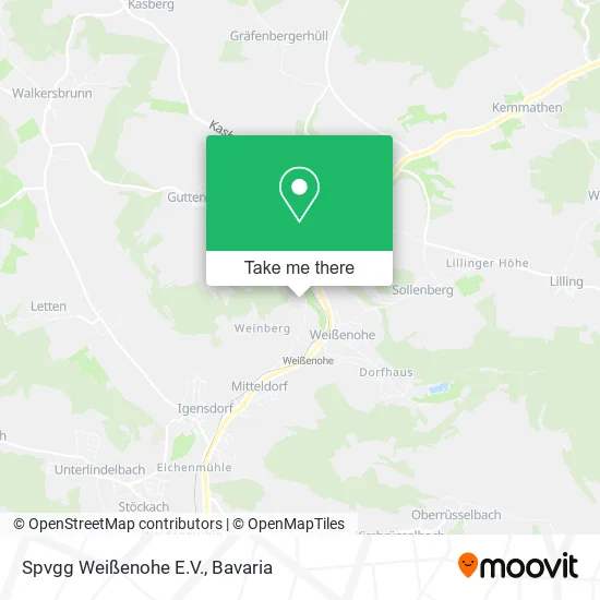 Карта Spvgg Weißenohe E.V.