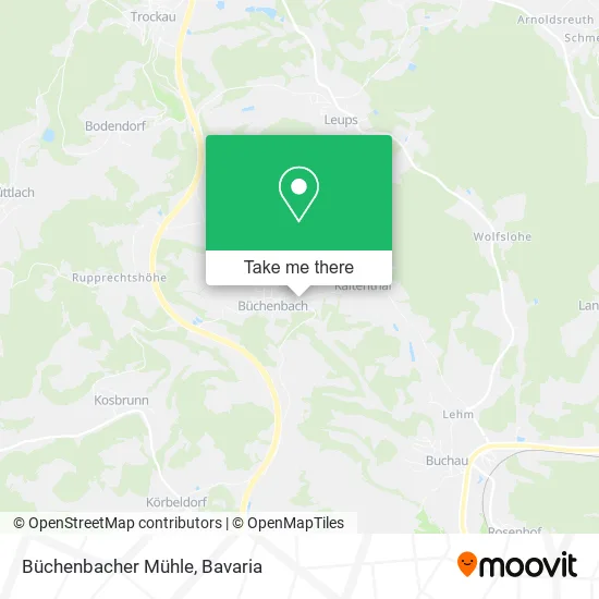 Карта Büchenbacher Mühle