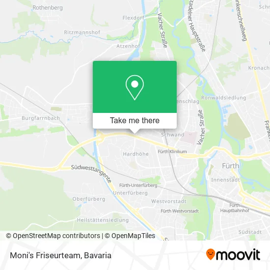 Карта Moni's Friseurteam