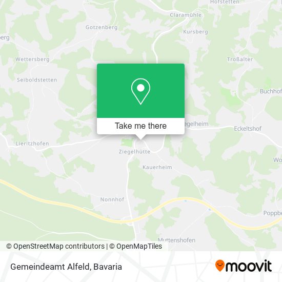 Gemeindeamt Alfeld map