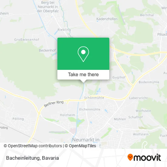 Карта Bacheinleitung