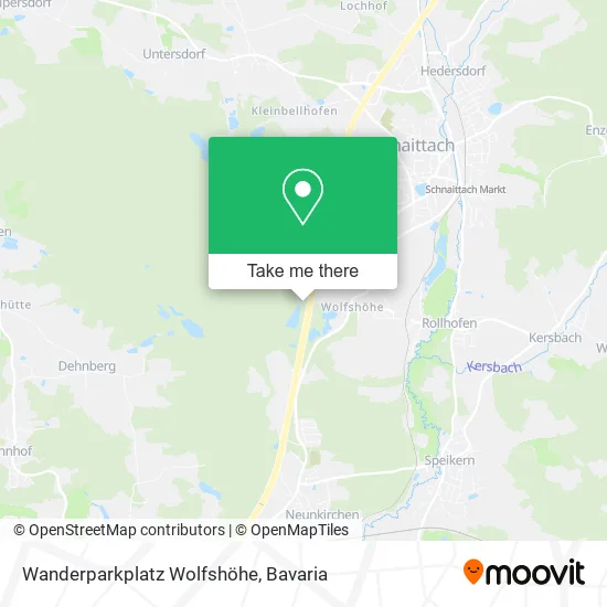 Карта Wanderparkplatz Wolfshöhe
