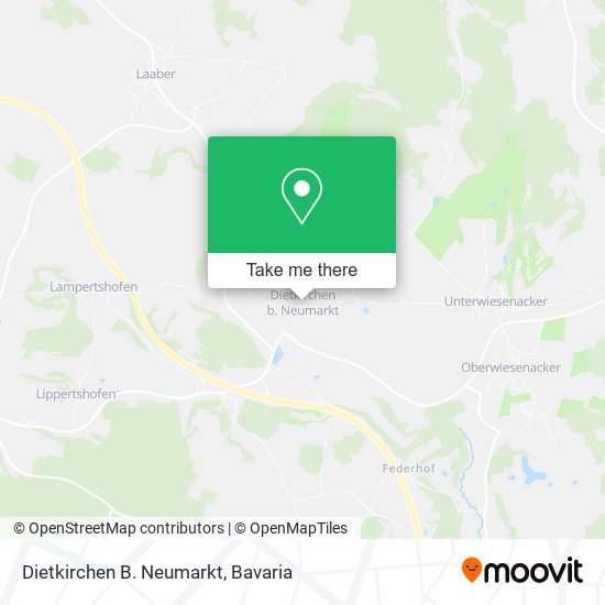 Dietkirchen B. Neumarkt map