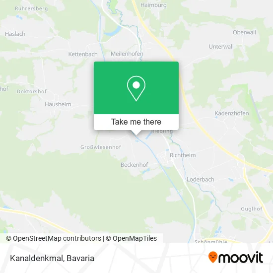 Карта Kanaldenkmal