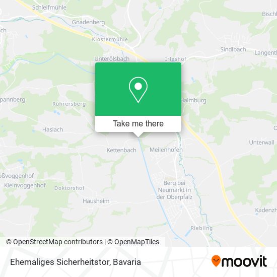 Ehemaliges Sicherheitstor map