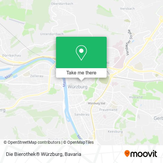 Die Bierothek® Würzburg map