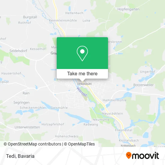 Карта Tedi