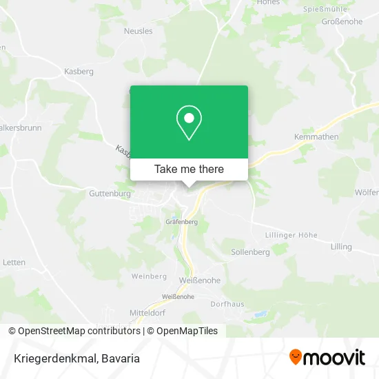 Карта Kriegerdenkmal