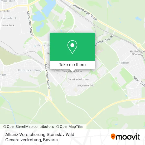 Карта Allianz Versicherung Stanislav Wild Generalvertretung