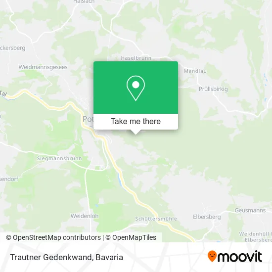 Карта Trautner Gedenkwand