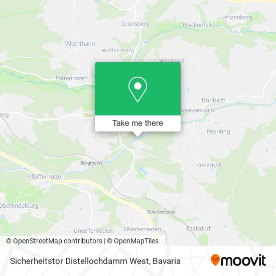 Sicherheitstor Distellochdamm West map