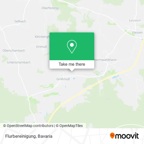 Карта Flurbereinigung