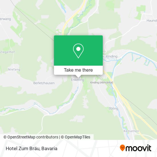 Hotel Zum Bräu map