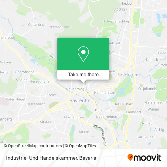 Карта Industrie- Und Handelskammer