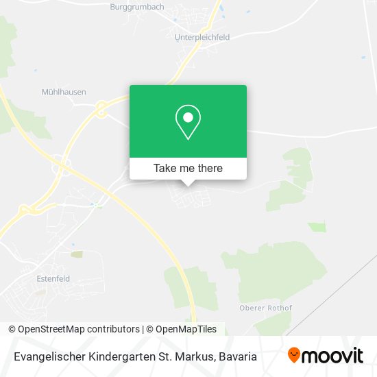 Evangelischer Kindergarten St. Markus map