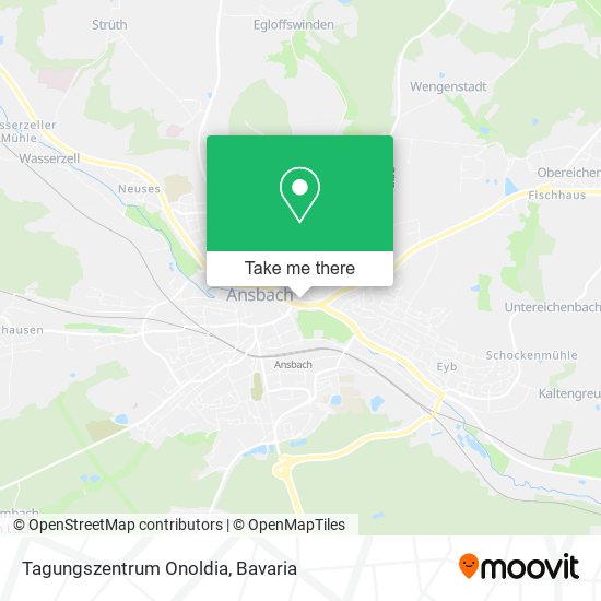 Tagungszentrum Onoldia map