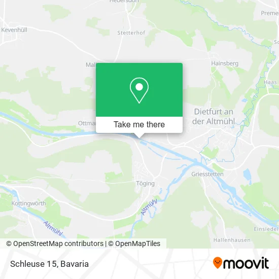 Карта Schleuse 15