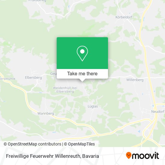 Карта Freiwillige Feuerwehr Willenreuth