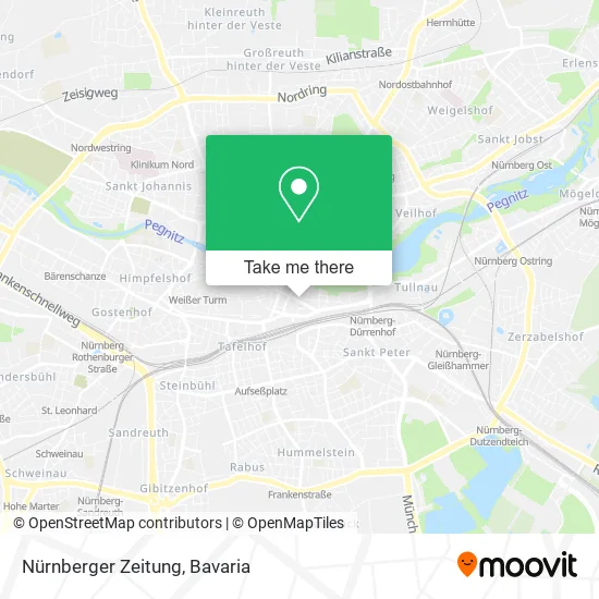 Карта Nürnberger Zeitung