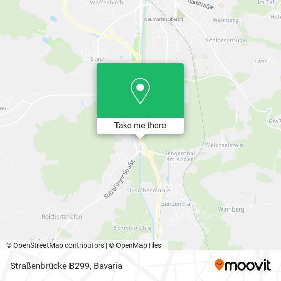 Straßenbrücke B299 map
