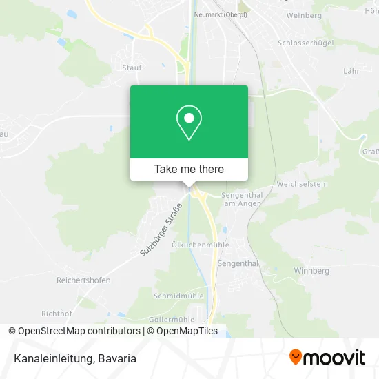 Карта Kanaleinleitung