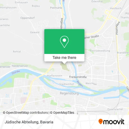 Карта Jüdische Abteilung