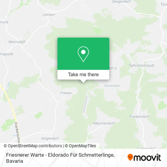 Карта Friesnerer Warte - Eldorado Für Schmetterlinge