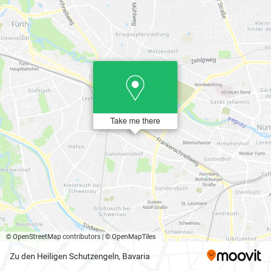 Карта Zu den Heiligen Schutzengeln