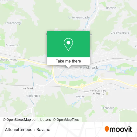 Карта Altensittenbach