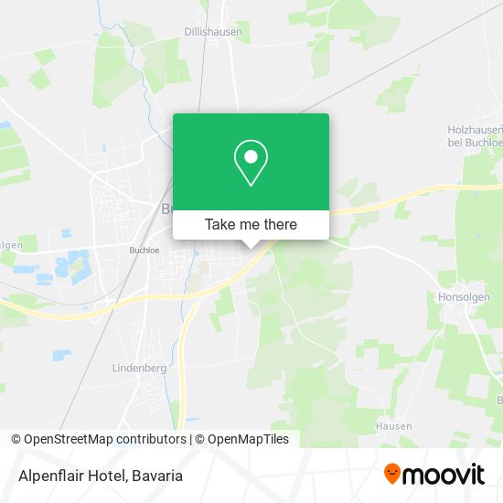 Alpenflair Hotel map