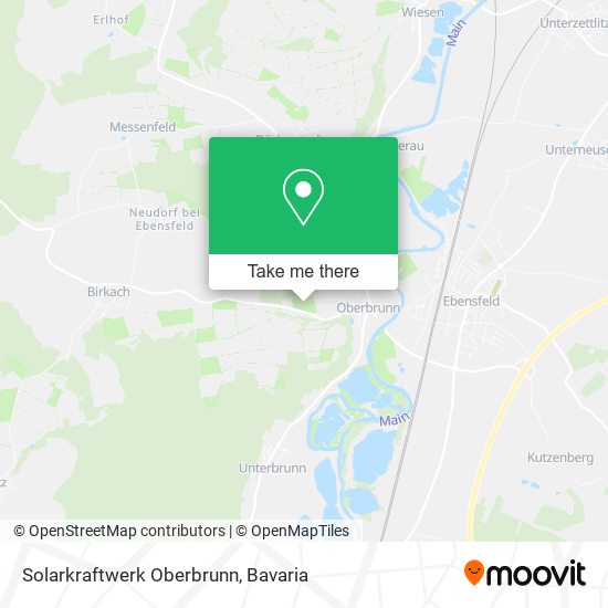 Solarkraftwerk Oberbrunn map