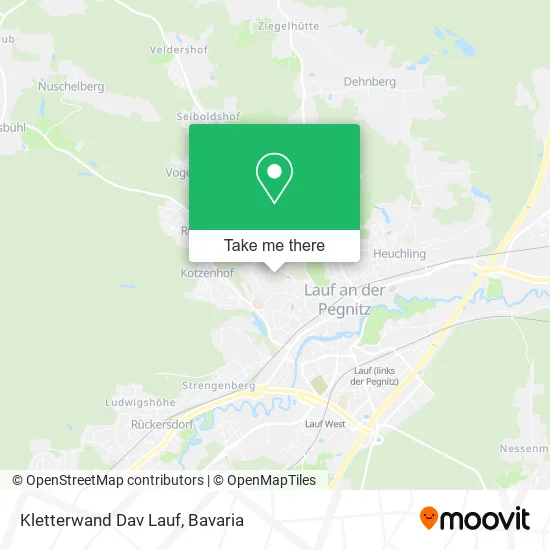Kletterwand Dav Lauf map