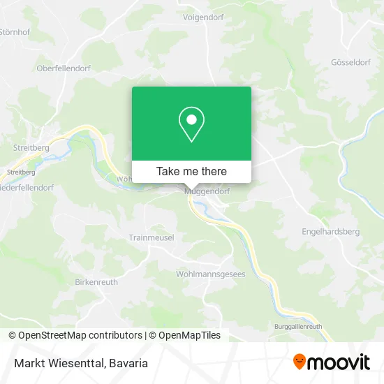 Карта Markt Wiesenttal