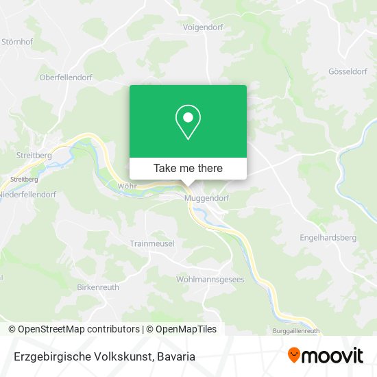Erzgebirgische Volkskunst map