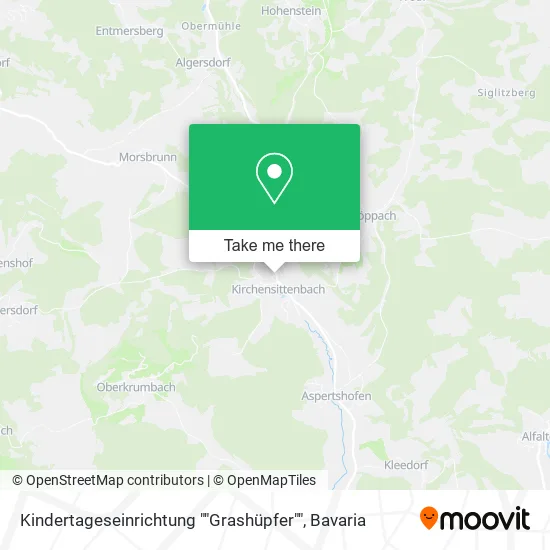 Карта Kindertageseinrichtung ""Grashüpfer""