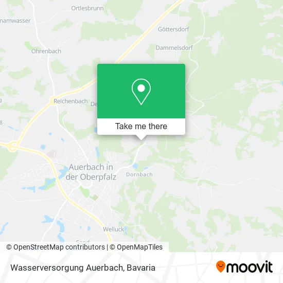 Карта Wasserversorgung Auerbach