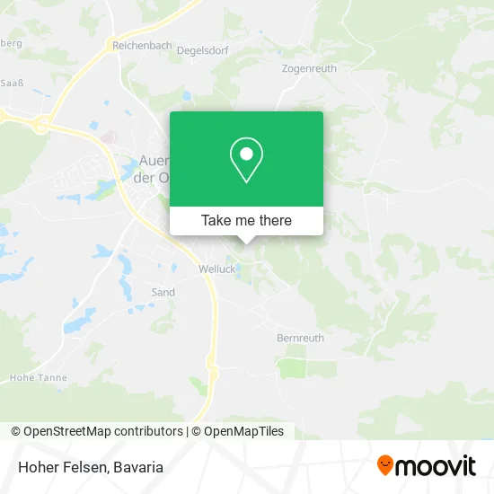 Карта Hoher Felsen