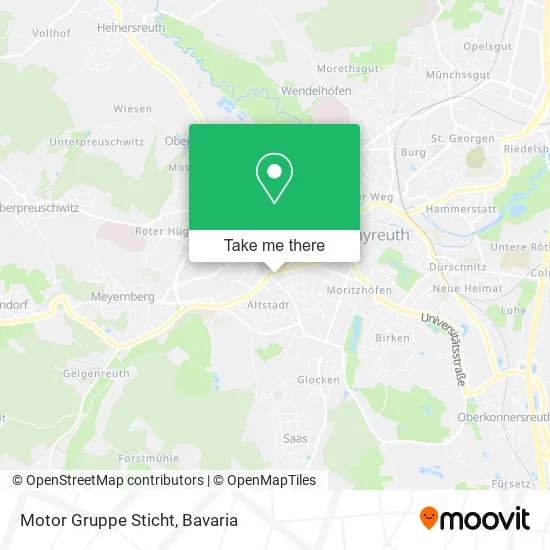 Карта Motor Gruppe Sticht