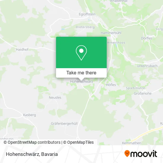 Карта Hohenschwärz